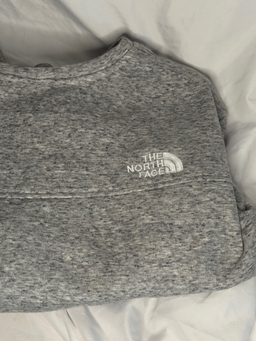 The North Face Youth Heather Gray Crewneck Sweatshirt